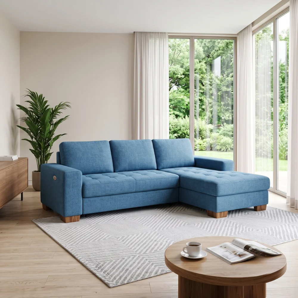 L-Shape Sofa With Storage